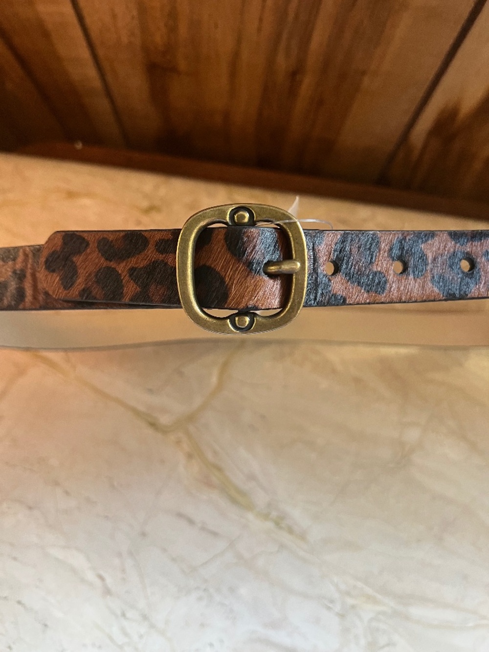 Coldwater Creek textured printed belt